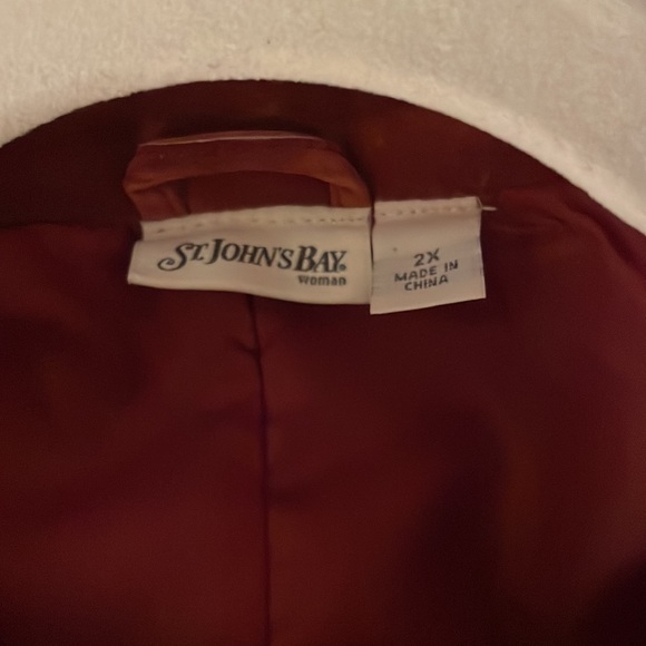 Vintage Suede Red Jacket - Picture 2 of 5